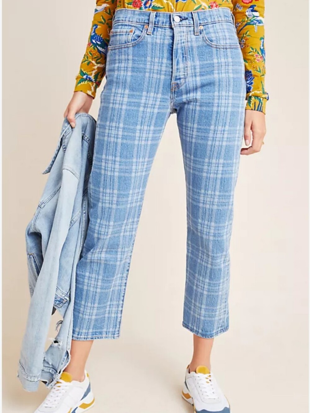 Levi's Plaid Wedgie Straight